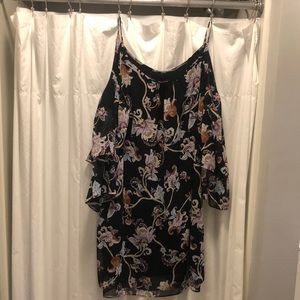 White House Black Market floral dress size large